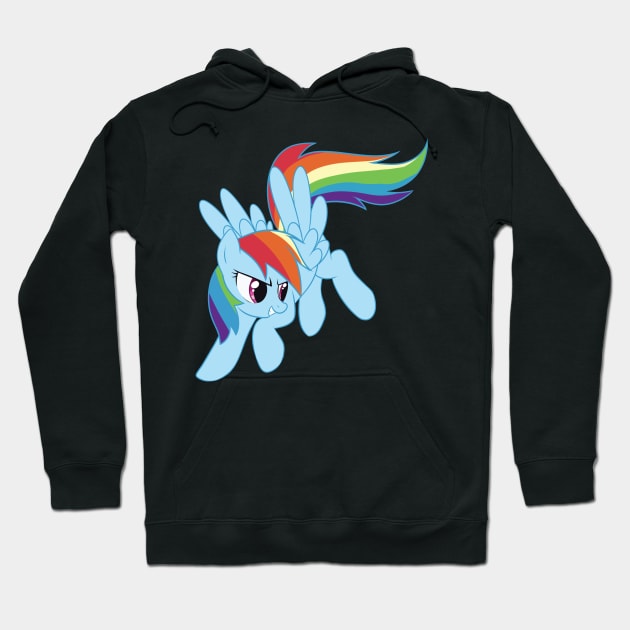 Loyal Rainbow Horse Hoodie by NerdsDoingNerdyThings